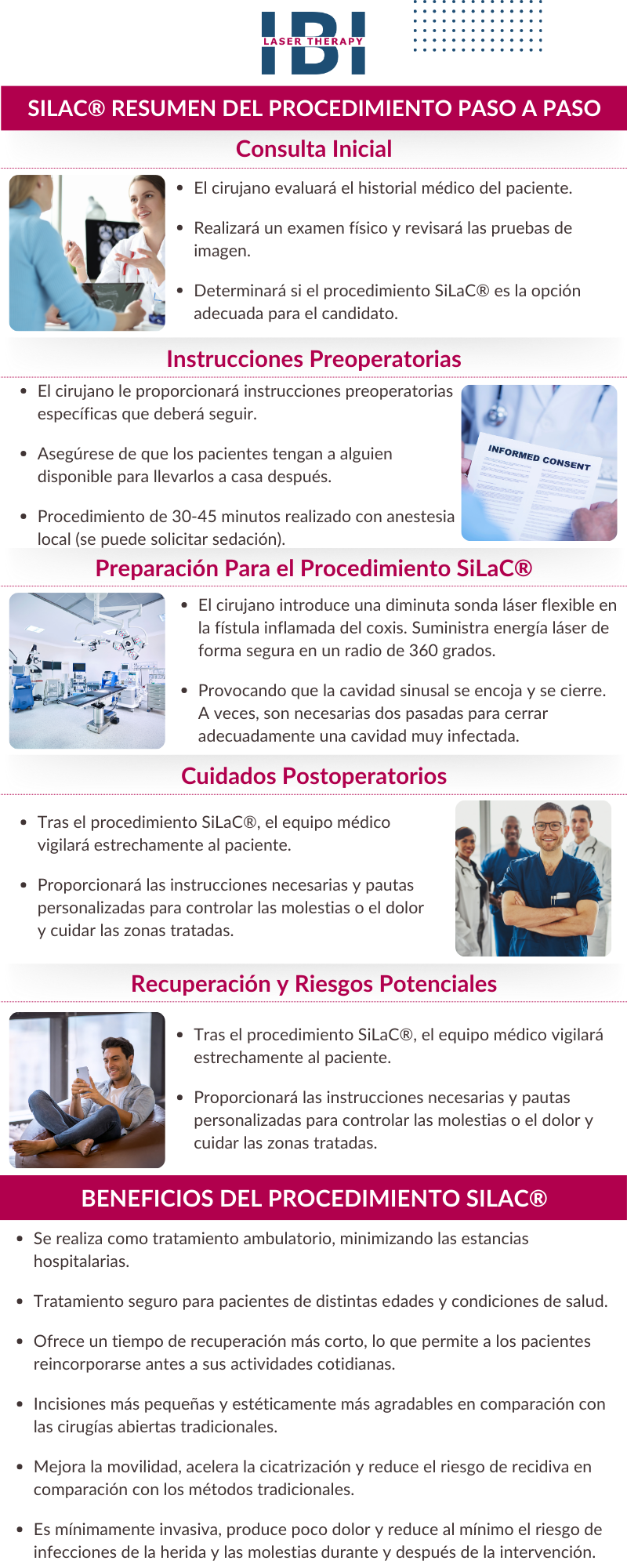 Tratamiento de Quistes - quiste pilonidal SiLaC®