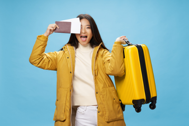 Travelling during the holidays.